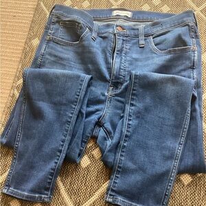 Women’s Madewell straight leg jeans size 31 waist, 27.5 inseam